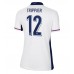 Maillot de foot Angleterre Kieran Trippier #12 Domicile vêtements Femmes Europe 2024 Manches Courtes